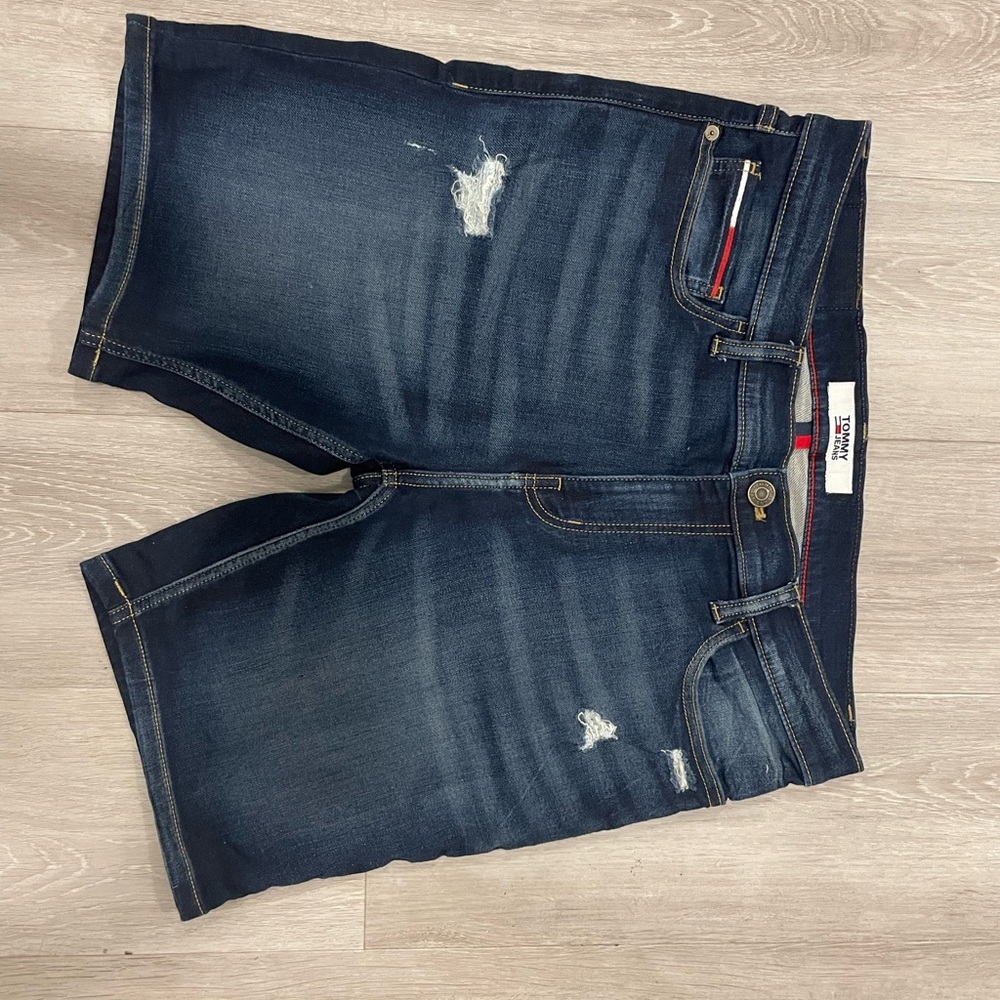 Tommy Hilfiger Dark Blue Denim Shorts